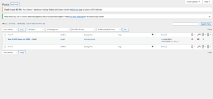 Blog posts automatically created at the press of a button